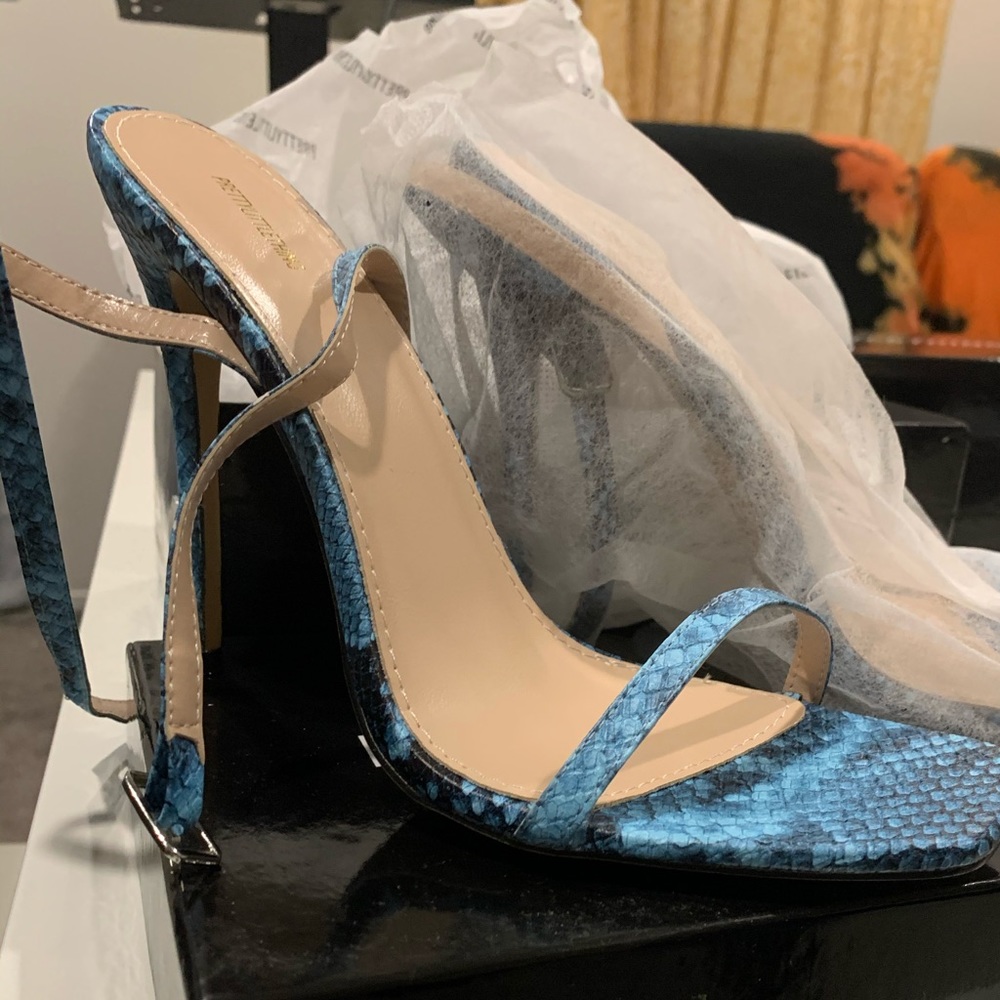 PrettyLittleThingxLittleMix Snakeskin heels